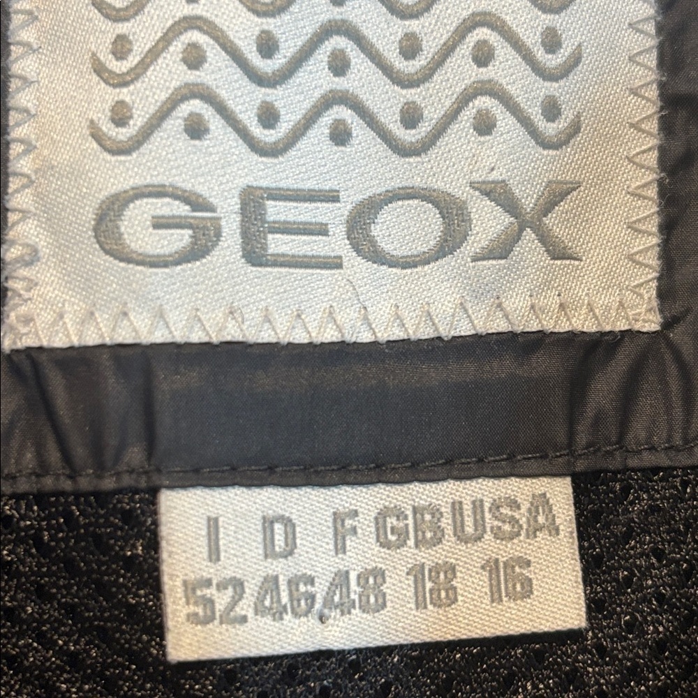 GEOX Women's black wool blend/puffer Jacket size US16 - Picture 11 of 15